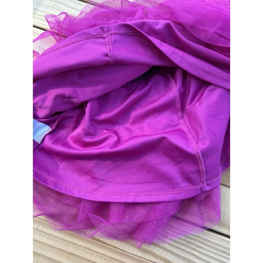 BTWEEN Girl's Sparkly Layered‎ Party Dance Skirt Size 4/5